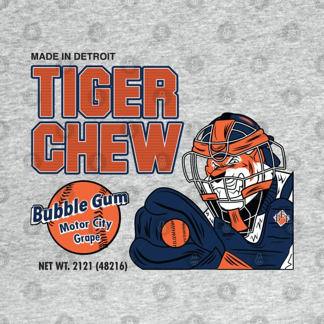Tiger Chew Bubblegum by DeepDiveThreads